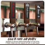 Chalkboard Beer Tap Handles - Set of 12
