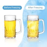 20oz Crystal Beer Mug Set of 2