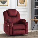 MCombo Heated Massage Recliner Chair with USB Ports
