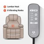 MCombo Heated Massage Recliner Chair with USB Ports