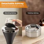 BEAMNOVA Self-Cleaning Indoor/Outdoor Cigar Ashtray