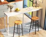 White 71 Inch Bar Height Pub Table