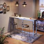 White 71 Inch Bar Height Pub Table