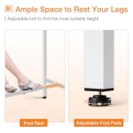 White 71 Inch Bar Height Pub Table