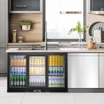 BINGERMA 10.5 Cu.ft. Back Bar Cooler with Glass Doors