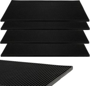 4 Pack Rubber Bar Mats for Home Bar