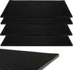 4 Pack Rubber Bar Mats for Home Bar