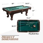 Springdale 7.5' Pool Table with Balls & Cues