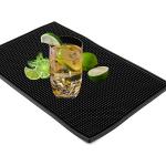 4 Pack Rubber Bar Mats for Home Bar