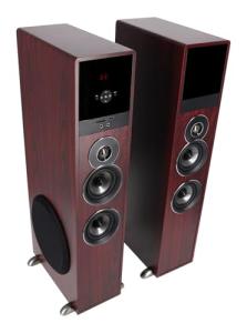 Rockville TM80C Bluetooth Tower Speakers with Subwoofers