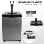 VEVOR Dual Tap Beer Kegerator with CO2 Tank