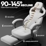 Dowinx Big and Tall Gaming Chair with Footrest