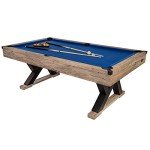 American Legend Kirkwood 84” Rustic Billiard Table