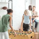 Foldable 48-Inch Foosball Table for Adults