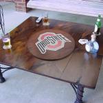 Ohio State Buckeyes Wooden Lazy Susan - 18”