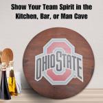 Ohio State Buckeyes Wooden Lazy Susan - 18”