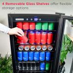 Frigidaire Stainless Steel Beverage Refrigerator, 126 Cans