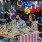 Beer and Grill Neon Sign for Man Cave