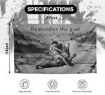 Motivational Stoic Flag "Remember The Goal" 3x5 ft