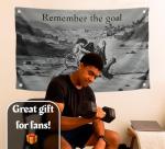 Motivational Stoic Flag "Remember The Goal" 3x5 ft