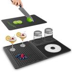 Multi-Purpose 4-in-1 Bar Mat and Cutting Board