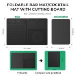 Multi-Purpose 4-in-1 Bar Mat and Cutting Board