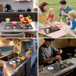 Multi-Purpose 4-in-1 Bar Mat and Cutting Board