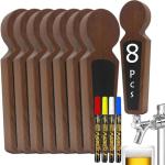 Beer Tap Handle Set with Markers for Kegerator