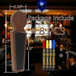 Beer Tap Handle Set with Markers for Kegerator