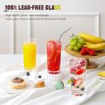 Set of 6 Tall Highball Drinking Glasses