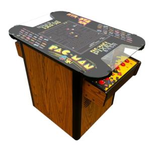 Pac-Man Cocktail Arcade Game with Woodgrain Finish