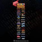 Pac-Man Cocktail Arcade Game with Woodgrain Finish