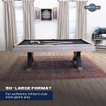 Rustic 90” Billiard Table with Black Cloth