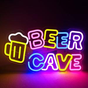 Lucunstar Neon Beer Sign for Man Cave