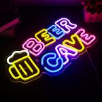 Lucunstar Neon Beer Sign for Man Cave