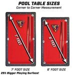 GoSports 7 ft Portable Billiards Table Set