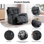 CANMOV Large Power Lift Recliner with Massage and Heat