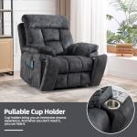 CANMOV Large Power Lift Recliner with Massage and Heat