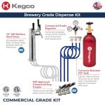 Kegco Triple Tap Commercial Stainless Steel Kegerator