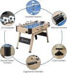 54 Inch Foosball Table for Home Gaming Fun