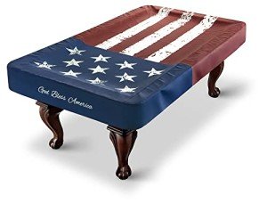 Heavy-Duty Waterproof Pool Table Cover - Red & Blue
