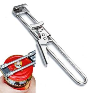 Adjustable Stainless Steel Jar and Bottle Opener