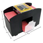 Battery-Operated 4-Deck Card Shuffler for Game Night