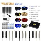 12-Piece Professional Steel Tip Dart Set