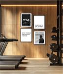 Motivational Wall Art Set for Man Cave