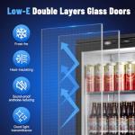 Tylza 200L Back Bar Cooler with Glass Doors