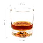 Classic Whiskey Glasses Set of 4 with Box