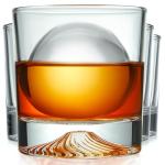 Classic Whiskey Glasses Set of 4 with Box