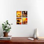 Vintage Wine and Whiskey Wall Art Prints Set