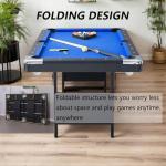 Portable Folding Pool Table with Accessories - 7FT/8FT